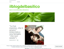 Tablet Screenshot of ilblogdelbasilico.com